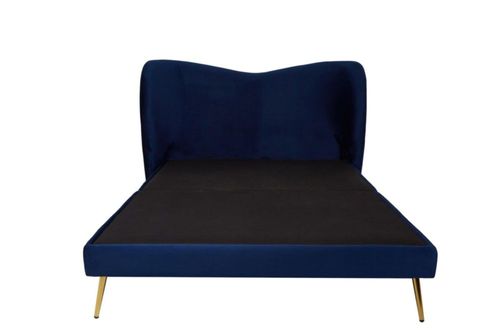 Cama Matrimonial Alure Azul Kessa Muebles