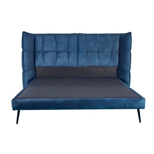 Cama King Size Dhalia Azul Kessa Muebles