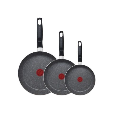 Juego de 3 Sartenes Gris T-Fal Elemental Stone