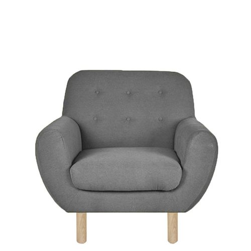 Sillon Vara Gris Obscuro Kessa Muebles