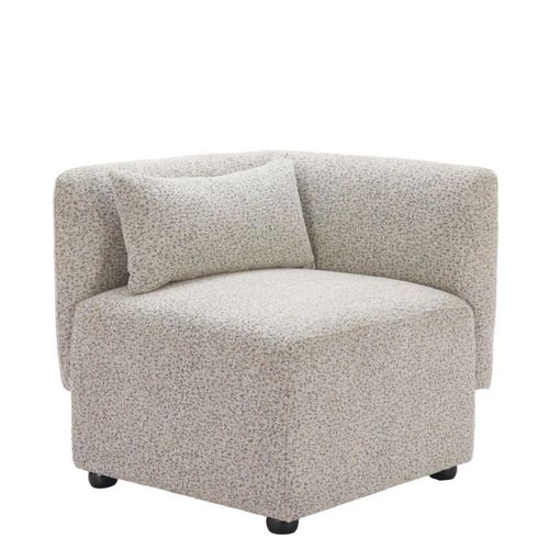 Sillon Esquinero Simu Gris Kessa Muebles