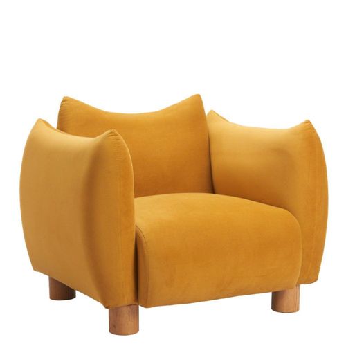 Sillon Meia Mostaza Kessa Muebles
