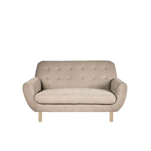 Love Seat Vara 2 Gris Kessa Muebles