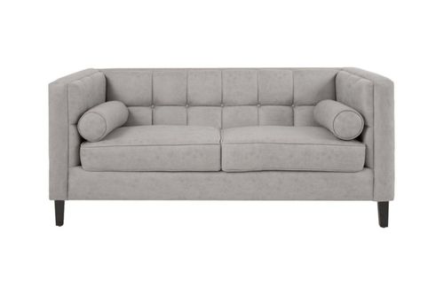 Love Seat Drake Gris Claro Kessa Muebles