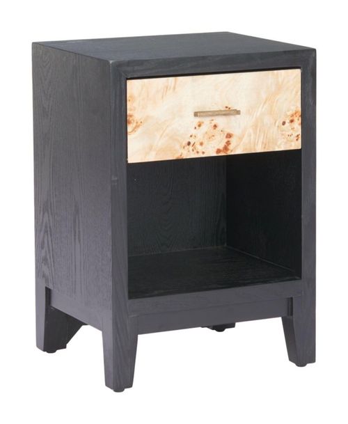 Mesa Lateral Noite Negro Kessa Muebles