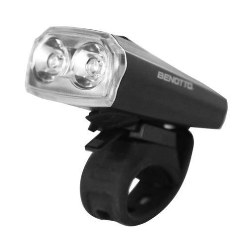 Luz BENOTTO Urbano Delantera USB Recargable 2xFunciones 73 lúmenes JY-7014