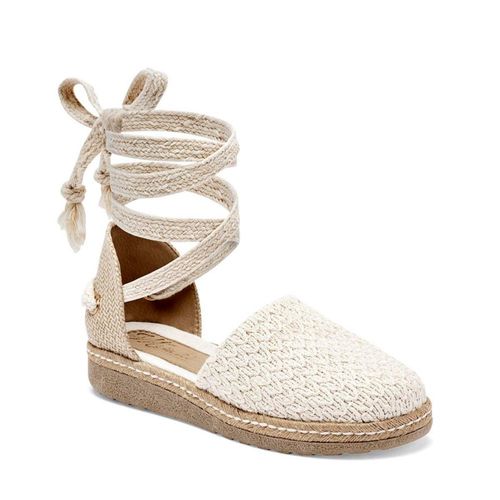 Mimar alpargata plataforma para mujer latte cod 140911-E