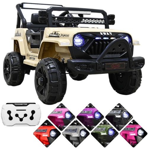 Camioneta Montable Electrica para Niños Control Remoto 12v - Beige