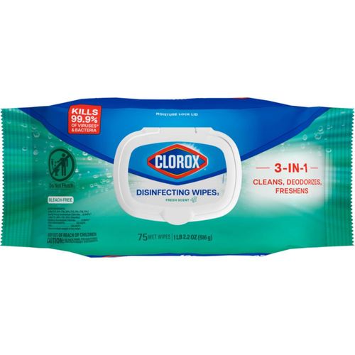 Toallitas desinfectantes Clorox Flex Pack Fresh Scent 75 unidades