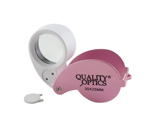 Lupa de bolsillo plegable estilo lupa para joyeros óptica de calidad