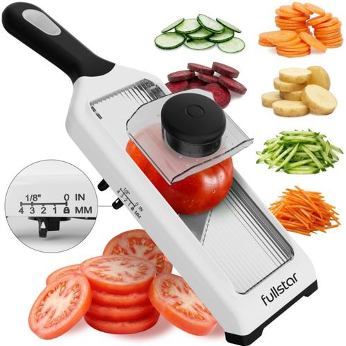Mandoline Slicer Fullstar portátil 2 en 1 con juego de 4 grosores