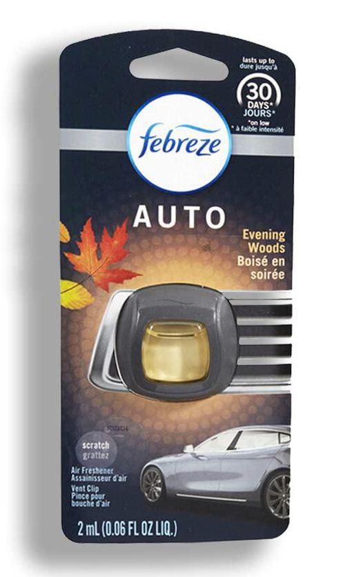 Ambientador Febreze con clip para ventilación de coche 30 ml
