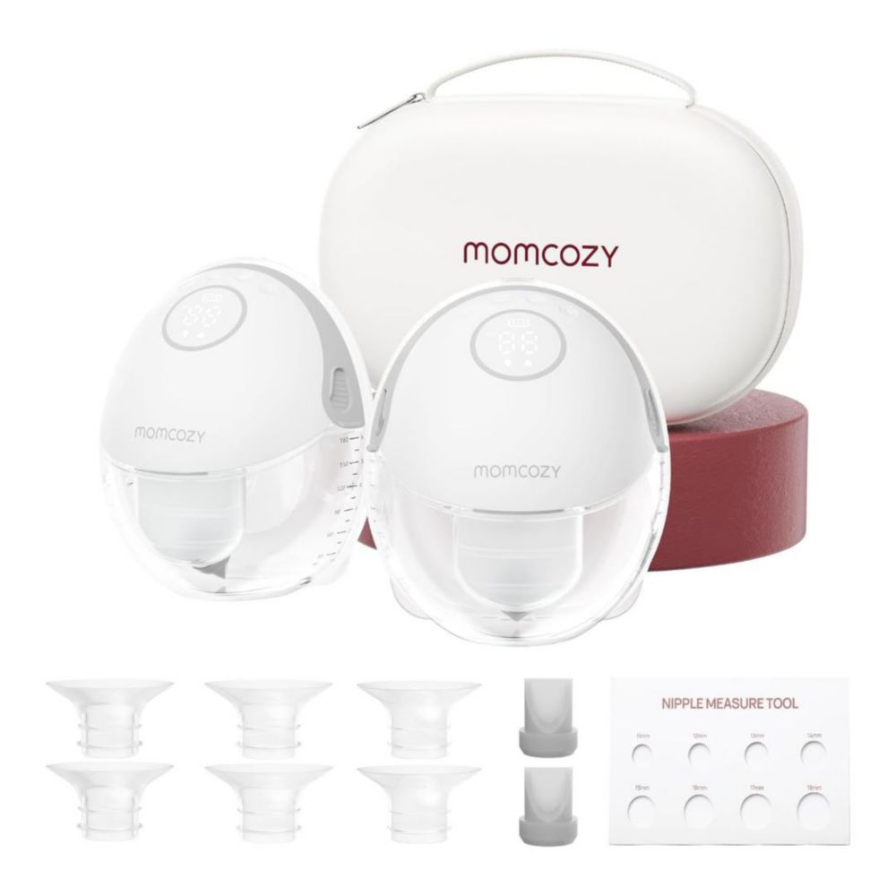 Momcozy M6 Extractor de Leche Manos Libres, controlado por aplicación ...