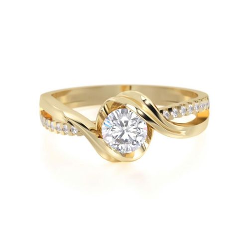 Anillo de Compromiso Rosé 10k Oro Abba Joyas