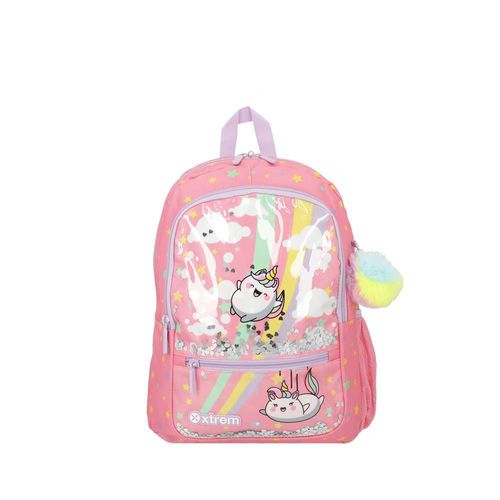 Mochila xtrem logan 4xt pink unicorn