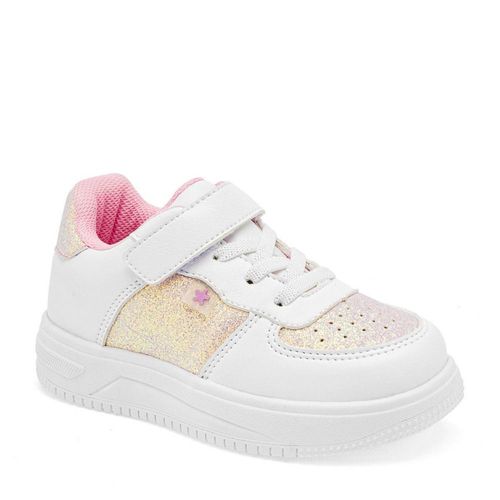 Moramora tenis para infantil niña blanco rosa cod 140662-B