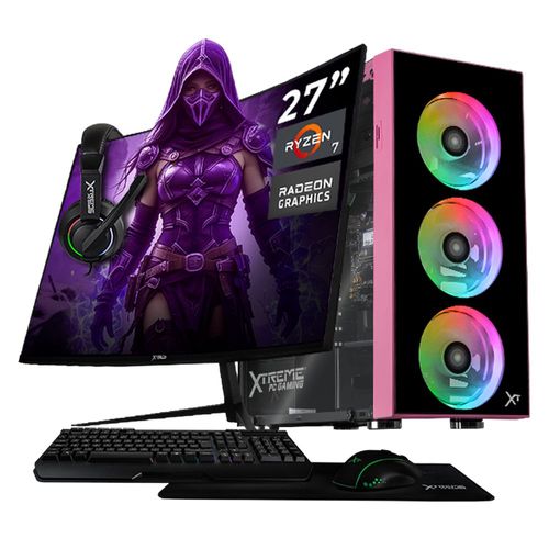 Xtreme pc radeon 780m ryzen 7 16gb ddr5 500gb monitor 27 pk
