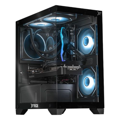 Xtreme pc gaming rx 9070 xt ryzen 9 32gb ddr5 ssd 1tb black