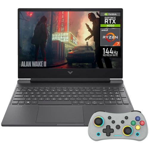 Laptop gamer hp victus rtx 4050 ryzen 7 24gb ddr5 512gb