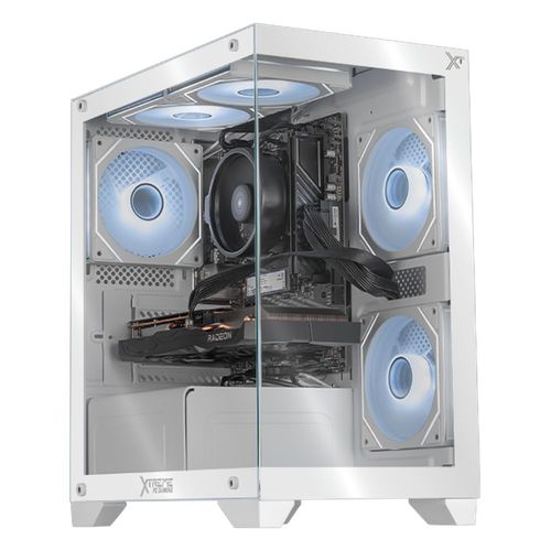 Xtreme pc gaming rx 6600 ryzen 5 16gb ssd 500gb wifi white