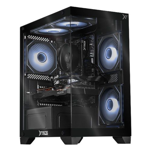 Xtreme pc gaming rx 6600 ryzen 5 16gb ssd 500gb wifi black