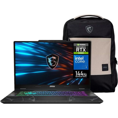 Laptop gamer msi cyborg rtx 5060 core i7 64gb ddr5 ssd 1tb