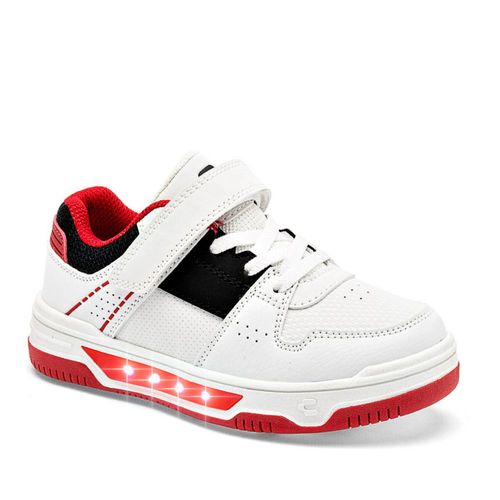 Charly tenis para niño  blanco negro cod 139648-D