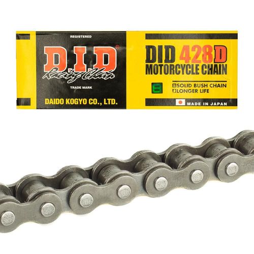 Cadena para moto 428d x 136l buje solido did