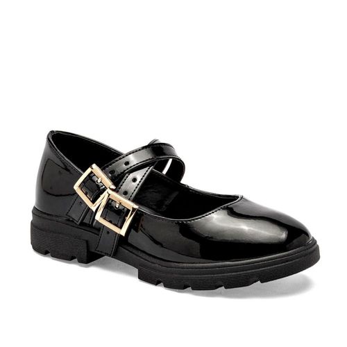 Lady One zapato escolar para niña negro charol cod 140497-D