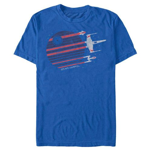 Camiseta STAR WARS Rebel Flyby Graphic para hombre talla XL azul