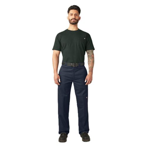 Pantalones de trabajo Dickies holgados con doble rodilla azul marino oscuro 40 x 32