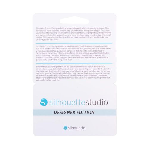 Tarjeta de software Silhouette Studio Designer Edition para álbumes de recortes