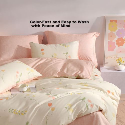 FUNDA DE EDREDÓN LOVO MATRIMONIAL ALGODÓN ROSA 200x230 cm