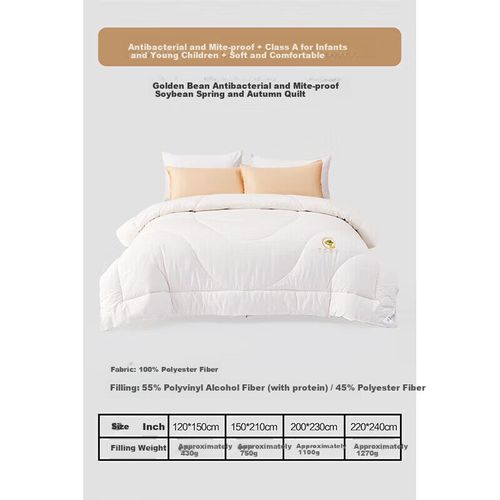 EDREDÓN SHUIXING HOME TEXTILE FIBRA DE SOYA 200X230 CM