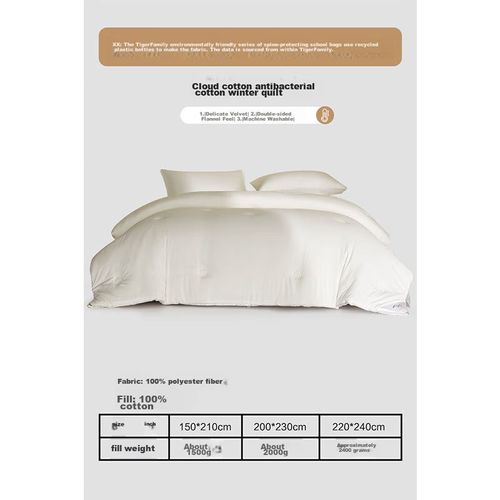 EDREDÓN MERCURY HOME TEXTILE ALGODÓN MATRIMONIAL