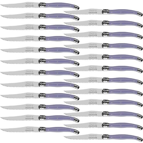 Cuchillos Uso Domestico MXGUR-013 LaguiolePurple Cuchillo de Acero Laguiole