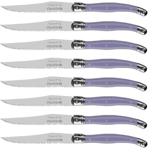 Cuchillo de Acero Laguiole MXGUR-007 LaguiolePurple Cuchillo de Acero Laguiole