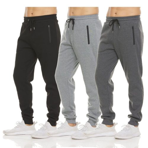 Pantalones deportivos PURE CHAMP de forro polar activo para hombre talla S-3XL