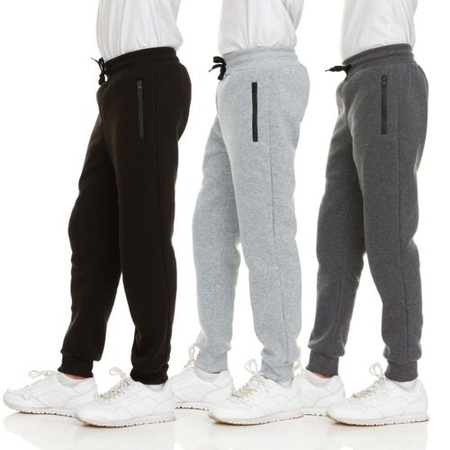Pantalones deportivos PURE CHAMP Pure Champ paquete de 3 forro polar para niños talla 10/12