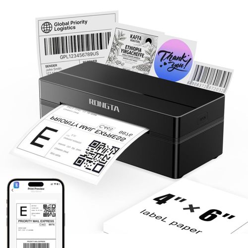 Impresora térmica de etiquetas de envío Rongta RP425 Bluetooth