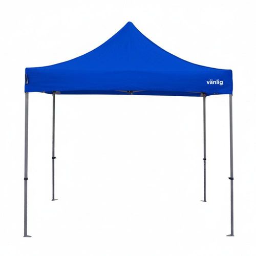Toldo 3x3 Plegable Retractil Alemán Vanlig Con Protección UV Compacto Multifuncional Gazebo Fiesta Eventos Azul