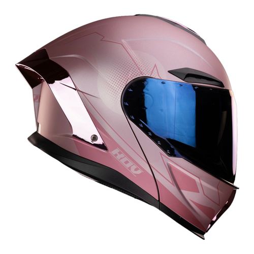 Casco Kov Orion Active Rosa Abatible Con Dot
