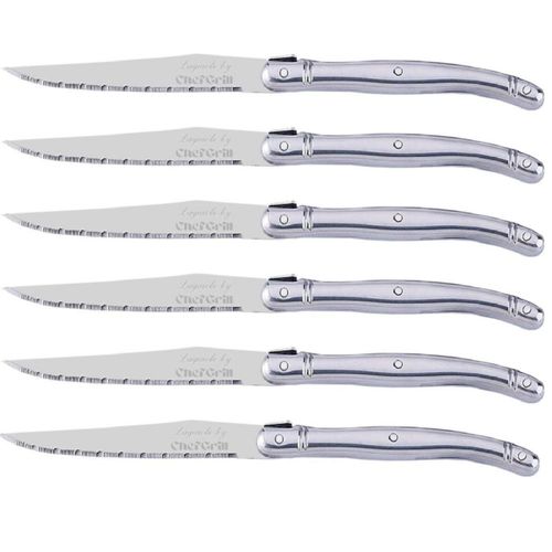 Cuchillos con Mango Ergonómico MXLOS-006 LanguioleSilver Cuchillos Laguiole uso Comercial