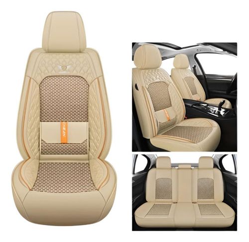 5 Pzas Cubreasientos Hielo Hudson Super Jet 1953-1954 - Beige