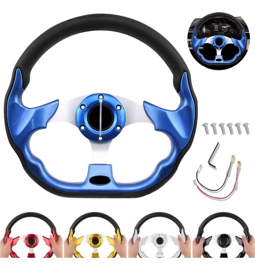 Volante Universal 13 In Packard Model 120-Cd 1937-1937 - Azul