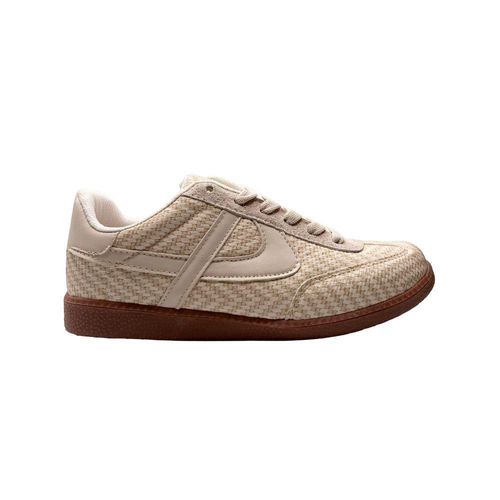 Tenis PANAM 084 Alfa Trigo Tenis Unisex Beige Hombre