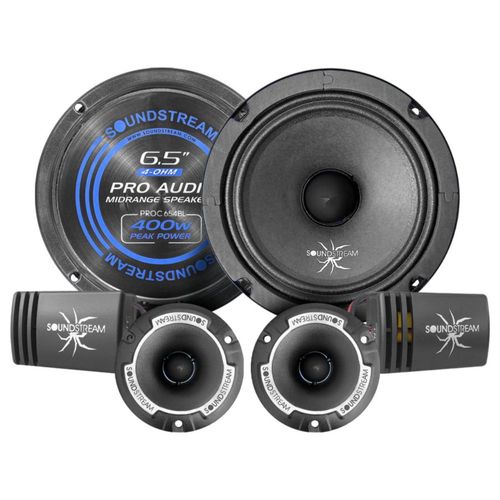 Set De Medios Open Show 2 Vías Bala Pro 6.5 Soundstream