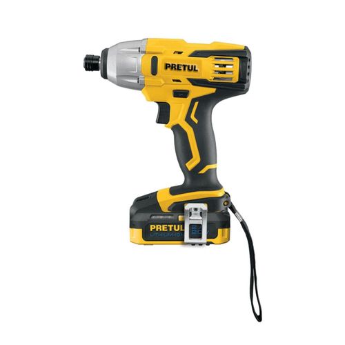 Destornillador impacto 1/4pul 20V PRETUL