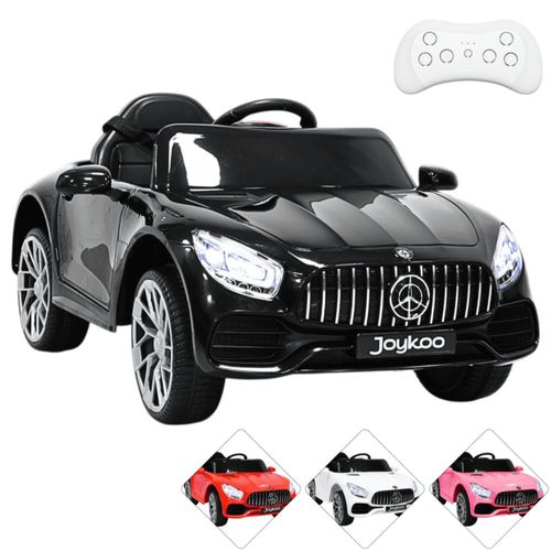 Montable Electrico para Niños Mini GT Bluetooth USB y Auxiliar Luces Sonido Batería 12v - Negro