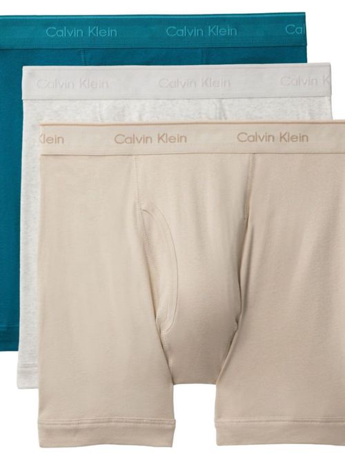 Calzoncillos tipo bóxer Calvin Klein Cotton Classics para hombre paquete de 3 Talla L